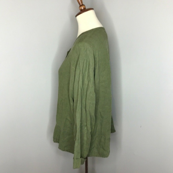 Flax by Jeanne Engelhart Linen Blouse - Picture 2 of 8